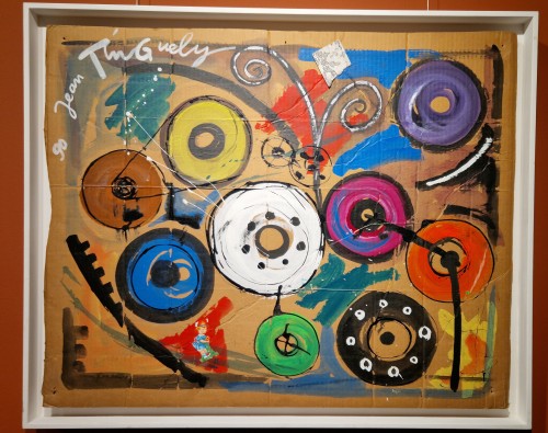 Composition 1990 - Jean Tinguely (1925 -1991) - Tableaux et dessins Style 