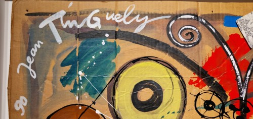 Tableaux et dessins Tableaux du XXe siècle - Composition 1990 - Jean Tinguely (1925 -1991)