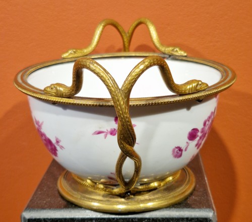Antiquités - Bol en porcelaine de Meissen - XVIIIe siècle