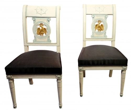 Paire de chaises d'époque Directoire