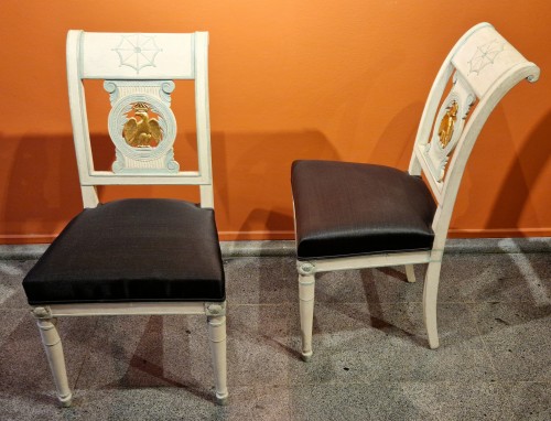 Paire de chaises d'époque Directoire - Castellino Fine Arts
