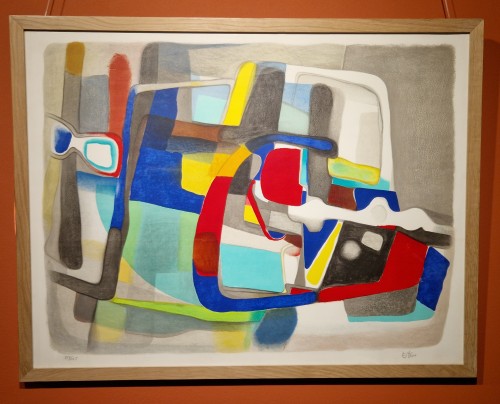 Gravures et livres anciens  - Composition - Maurice Estève (1904 - 2001)