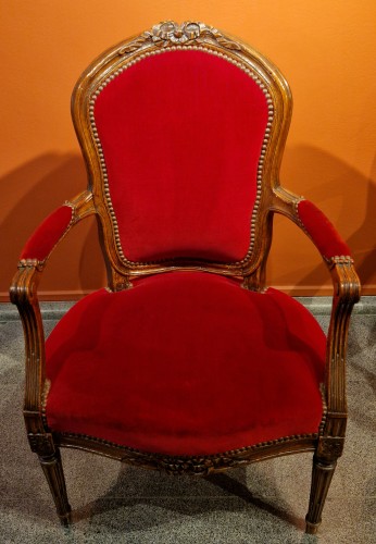 Paire de fauteuils Louis XVI - Castellino Fine Arts