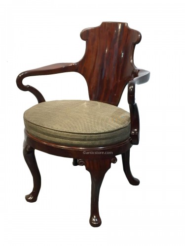 Fauteuil de bureau, Angleterre vers 1750-60