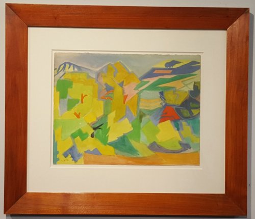 Paysage - André LHOTE (1885 - 1962) - Tableaux et dessins Style Années 50-60