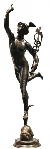 Mercury - bronze after John of Bologna