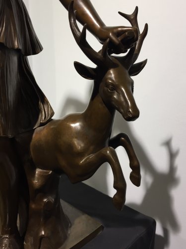 Sculpture Sculpture en Bronze - Diane chasseresse