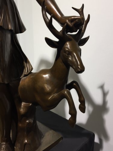 Sculpture Sculpture en Bronze - Diane chasseresse