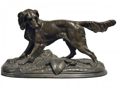 Chien de chasse - Jules Moigniez (1835 - 1894)