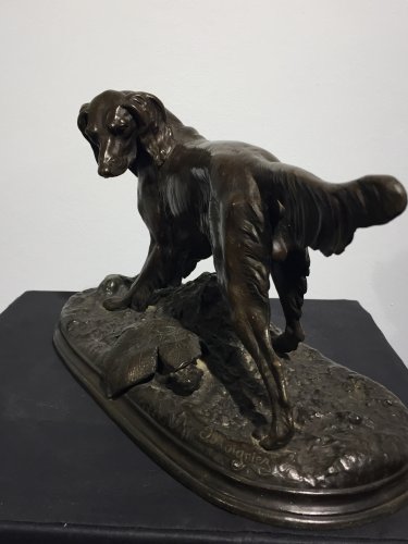 19th century - Jules Moigniez (1835 - 1894) - Hunting dog