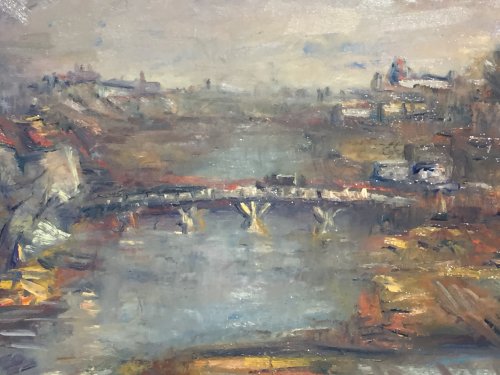 Aleksandr Tyshler (1898 - 1980) - Pont près de Moscou - Castellino Fine Arts