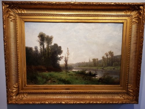 Paysage de La Creuse - Gustave Castan (1823-1892) - Tableaux et dessins Style 