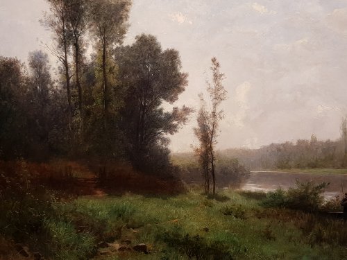 XIXe siècle - Paysage de La Creuse - Gustave Castan (1823-1892)