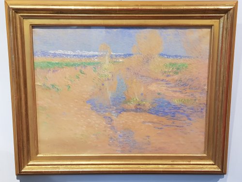 Paysage des Alpes Maritimes - Louis Rheiner (1863 - 1924) - Tableaux et dessins Style 
