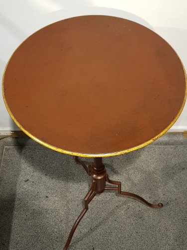 Table en fer peint d'époque Directoire - Castellino Fine Arts