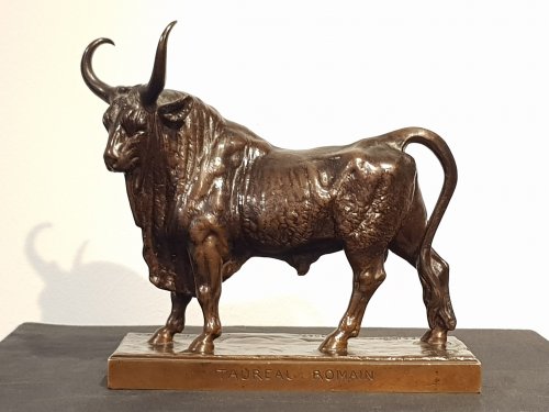 Le taureau romain - Clesinger (1814-1883) - Sculpture Style 