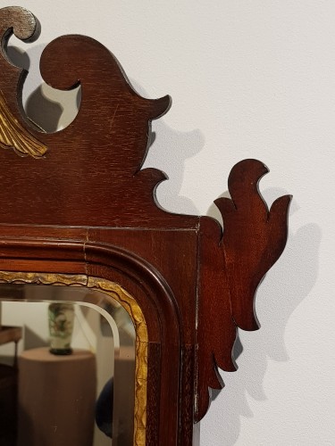 English mahogany mirror circa 1800 - 