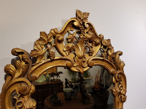 Miroir en bois doré - Miroirs, Trumeaux Style Louis XV