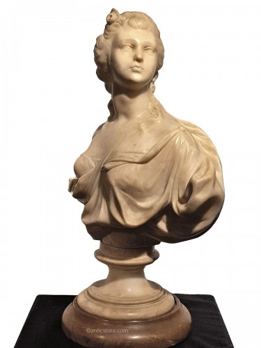 Léon Ernest Drivier (1878 - 1951) - Buste en marbre