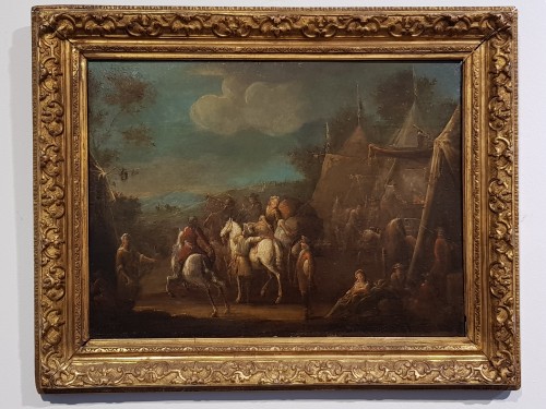 18th century - Camp Scenes - Flemish School of the 18th Century