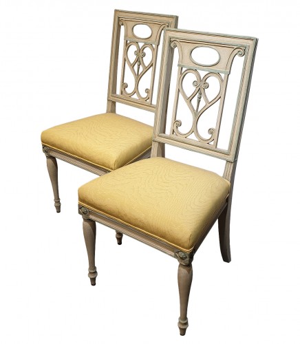 Paire de chaises d'époque Directoire