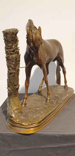 Cheval au palmier - Pierre-Jules Mène (1810 - 1879) - Castellino Fine Arts