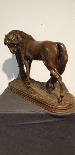 - Cheval au palmier - Pierre-Jules Mène (1810 - 1879)