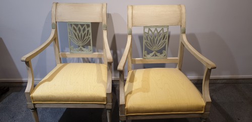 Paire de fauteuils époque Directoire - Castellino Fine Arts