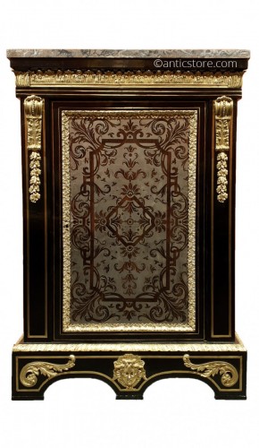 Meuble d'appui de style Boulle, fin XVIIIe siècle