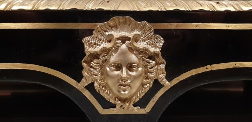 XVIIIe siècle - Meuble d'appui de style Boulle, fin XVIIIe siècle