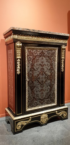  - Meuble d'appui de style Boulle, fin XVIIIe siècle