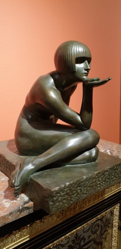L'énigme - Maurice Guiraud-Rivière (1881-1947) - Sculpture Style 