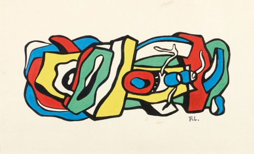 Étude pour une peinture murale, 1952 - Fernand LÉGER (1881- 1955)