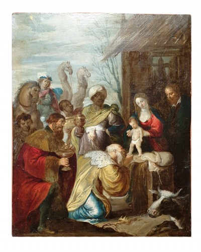 Adoration des Mages - Cornelis I DE BAELLIEUR (1607-1671)