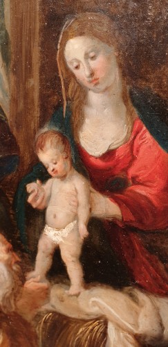 Adoration des Mages - Cornelis I DE BAELLIEUR (1607-1671) - 