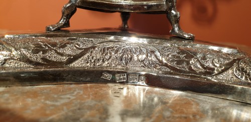 19th century - Pair of silver candelabra