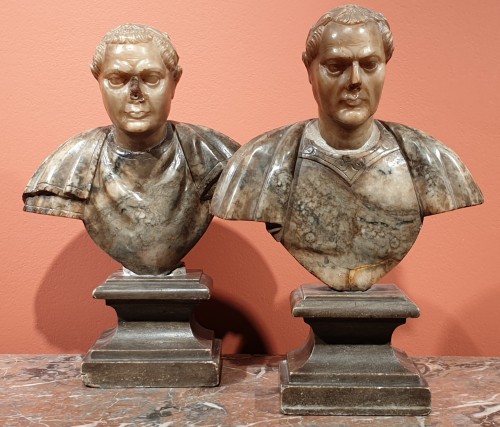 Julius Caesar and Constantine the Great - 17th century - Sculpture Style 