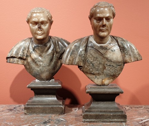 Antiquités - Julius Caesar and Constantine the Great - 17th century