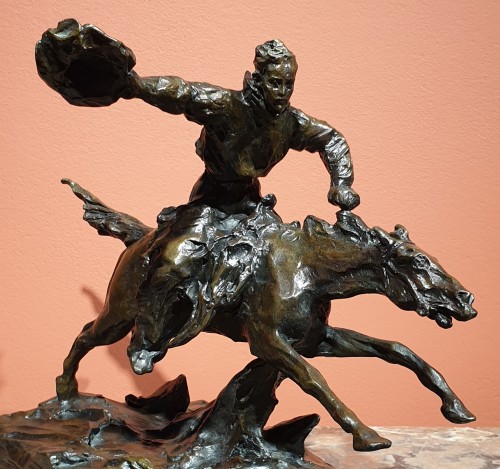 Cavalier chevauchant 1932 (rodeo) - Pavel Petrovitch Troubetzkoy (1866-1938) - Castellino Fine Arts