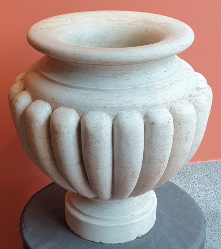 Paire de vasques en marbre - Objet de décoration Style 