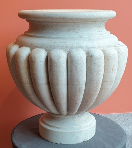 Objet de décoration Cassolettes, coupe et vase - Paire de vasques en marbre