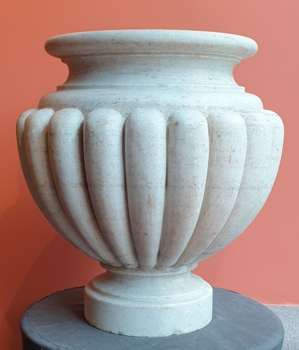Paire de vasques en marbre - Castellino Fine Arts