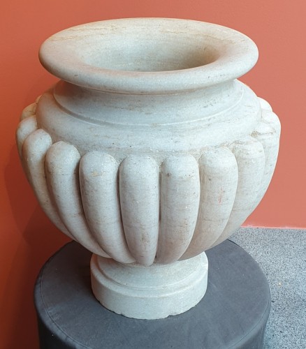 XIXe siècle - Paire de vasques en marbre