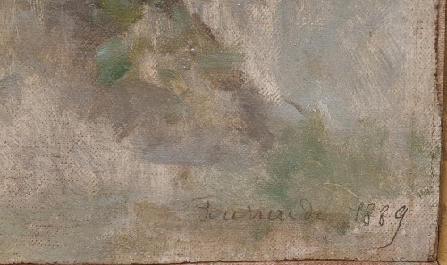 Pêcheur assis - Frédéric Dufaux (1852 - 1943) - Castellino Fine Arts