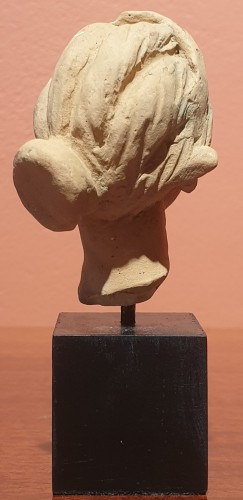 Hellenistic terra-cotta head of a woman  - 