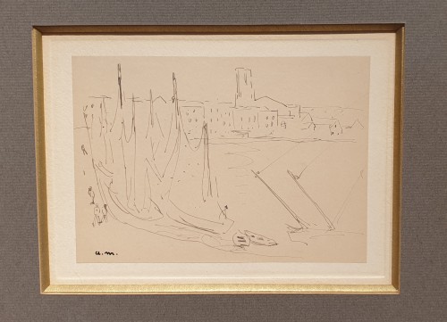 La Rochelle 1920 - Albert Marquet (1875 - 1947) - Tableaux et dessins Style 