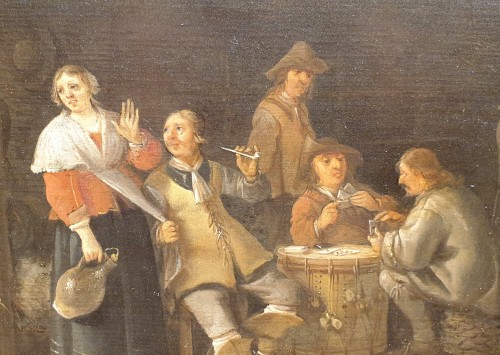 Scène de taverne - Antonie Palamadesz (1601-1673)