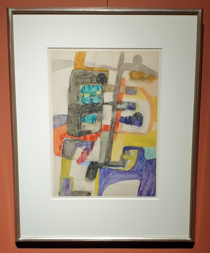 Composition 1951 - Maurice Estève (1904 - 2001) - Tableaux et dessins Style 