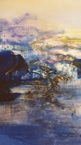 Composition 1981 - Zao Wou-Ki (1920 - 2013) - Gravures et livres anciens Style 