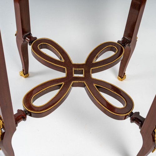 A Marquetry Gueridon Table. - Furniture Style 